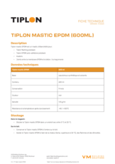 Tiplon mastic EPDM - FT